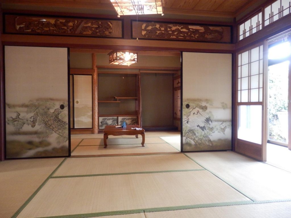 【草津市】吉野杉の幅広フローリングで中古リノベーション-和室畳