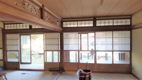 建具が入滋賀県栗東市で注文住宅,デザイン住宅の新築一戸建てならベストハウスネクスト｜建具が入ったところ