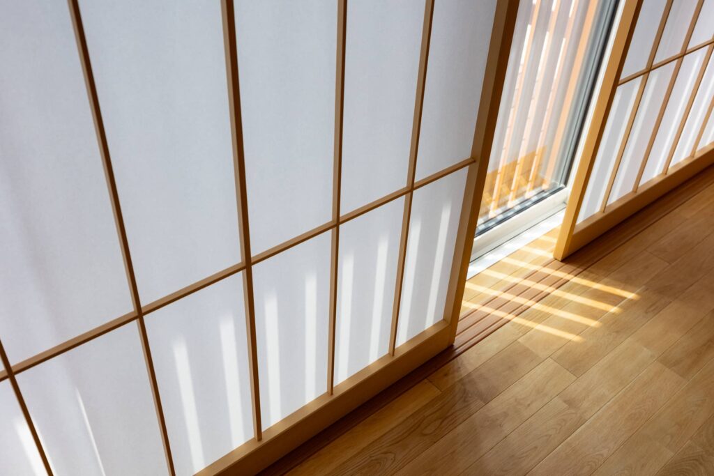 【大津市】本が大好きな森の中の平屋の家-障子