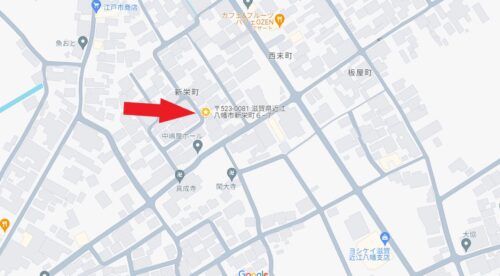 不動産情報　近江八幡市新栄町　地図