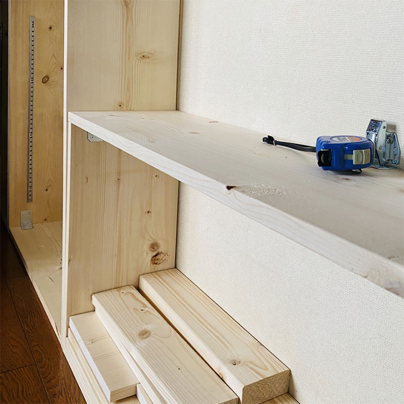 滋賀県栗東市の注文住宅の家具DIY