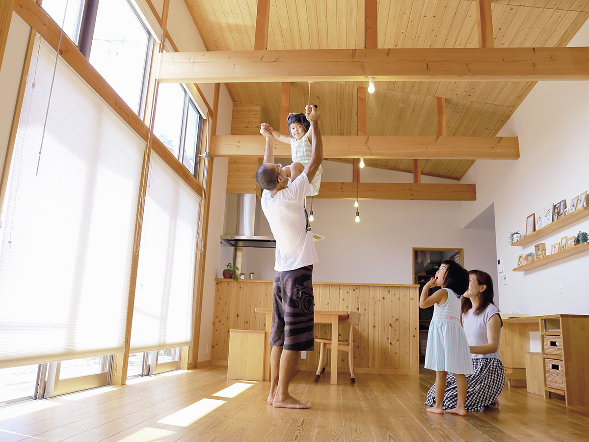 滋賀県栗東市の注文住宅の子育てファミリー