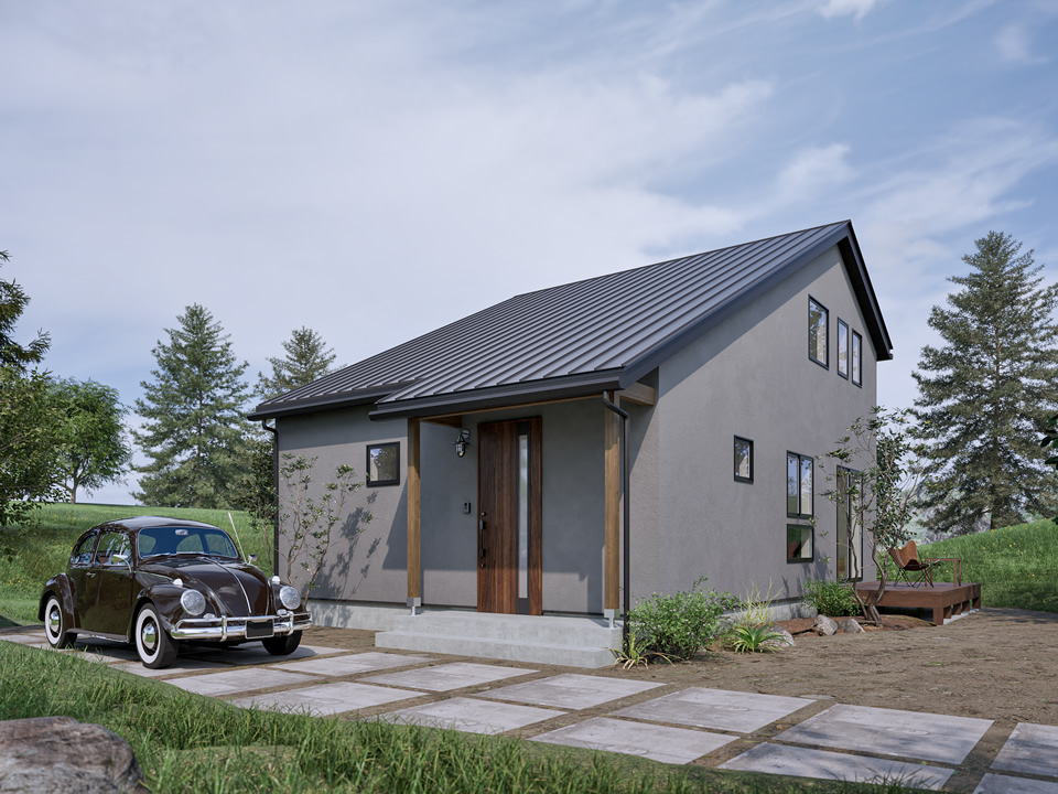 外観 odd house-規格住宅 cabinclue