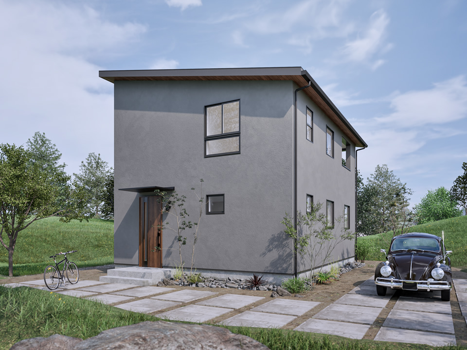 外観 odd house-規格住宅 kidsclue