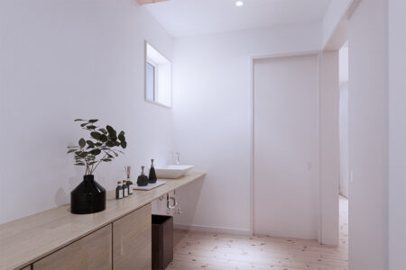 玄関 odd house-規格住宅 skyclue